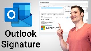 How to Add Signature in Outlook [upl. by Benildis]