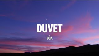 Bôa  Duvet Lyrics [upl. by Hashimoto]