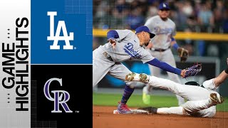 Dodgers vs Rockies Game Highlights 92723  MLB Highlights [upl. by Trebbor]