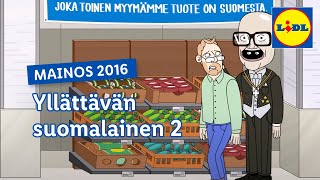 Lidl  Yllättävän suomalainen II  TVmainos  Lidl Suomi [upl. by Blodget]