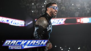 Jey Uso sends Lyon crowd into a frenzy with entrance WWE Backlash France highlights May 4 2024 [upl. by Edmon]