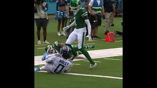 Calvin Ridley with a 40yard touchdown catch from Will Levis vs New York Jets [upl. by Nellda]