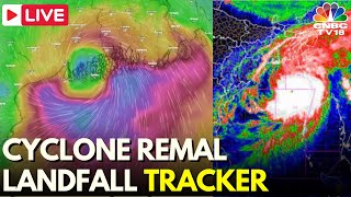 Cyclone Remal Live Updates Cyclone Remal Landfall in West Bengal Bangladesh  Weather News  N18L [upl. by Craven]