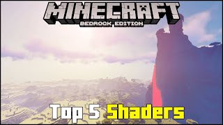 Top 5 BEST SHADERS For BEDROCK Edition WORKING IN 120 MCPEWindows 10 2024 [upl. by Flanigan977]