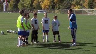 Soccer Training  Defending Drills 1 [upl. by Dowell]