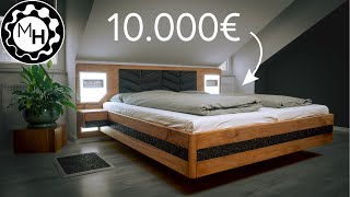 Homemade 10000€ Bed  4 Unique Features [upl. by Yarb]