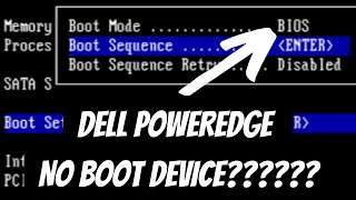 Fix Dell PowerEdge quotNo Boot Device Availablequot with CMOS Error UEFI0034 and UEFI0130 [upl. by Laehctim]