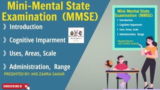 Mini Mental State Examination  Mmse Psychological Test in Urdu amp Hindi  By Mis Zahra Sahar [upl. by Yelrihs37]