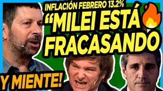 ZAIAT HUNDE A MILEI por la inflación quotNo era que el problema era la emisión para qué abrís las im [upl. by Duck]