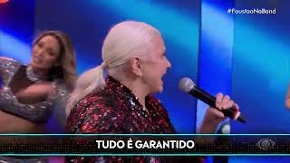 Fafá de Belém cantou quotVermelhoquot no Faustão Na Band [upl. by Stein]