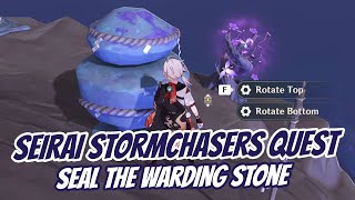 Seirai Stormchasers Quest Seal the Warding Stone Guide  Genshin Impact [upl. by Obaza]