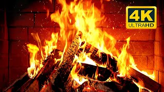 🔥 Cozy Fireplace 4K 12 HOURS Fireplace with Crackling Fire Sounds Fireplace Burning 4K [upl. by Desma]