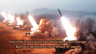 North Korea Launches Multiple Short Range Ballistic Missiles Toward Sea of Japan [upl. by Flagler884]