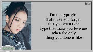 BLACKPINK TYPA GIRL EASY LYRICS [upl. by Ximenes86]