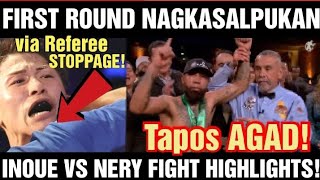 FIRST ROUND Inoue vs Nery FIGHT HIGHLIGHTS May 06 2024 [upl. by Ecnahoy]