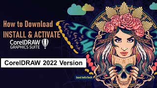 How to Download install and Activate CorelDRAW 2022 full Version  CorelDRAW Graphics Suite [upl. by Ecinnaj]