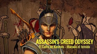 ASSASSINS CREED ODYSSEY  Eliminando el El Culto de Kosmos  Macaón el temido  PS4 1080p [upl. by Iverson]