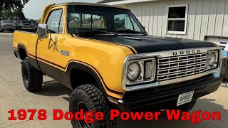 1978 Dodge W150 Macho Power Wagon  Running [upl. by Senilec980]