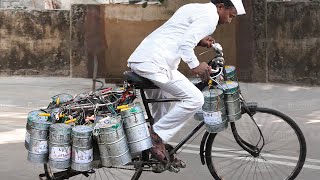 A Day With a Dabbawala Delivering Food Like a Century Ago [upl. by Whitford]