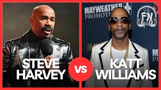 Steve Harvey Claps Back at Katt Williams quotIll Knock You Outquot [upl. by Naillil]