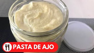 PASTA DE AJO CASERA  AJO LICUADO PARA CONSERVAR [upl. by Ynohtnakram824]