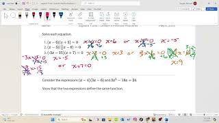 Algebra 1 Unit 7 Lesson 4 Practice Problems [upl. by Onder]