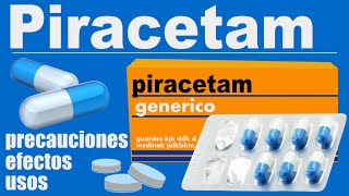 PIRACETAM para que sirve efectos perdida de memoria vertigo epilepsia [upl. by Alvina]