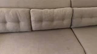 2Piece West Elm Sectional  Used Couches Philadelphia PA [upl. by Ciredor]