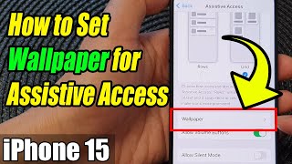 How To Change Wallpaper in iPhone 15 Pro Max [upl. by Lavoie]