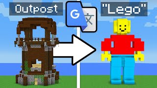 I Put Every Minecraft STRUCTURE Through Google Translate 1 QUADRILLION Times [upl. by Cornwell]