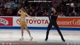 CainLeDuc US Nationals FS fragment [upl. by Catarina]