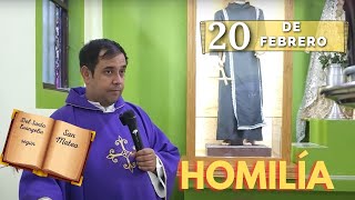 EVANGELIO DE HOY martes 20 de Febrero del 2024  Padre Arturo Cornejo [upl. by Atilahs]