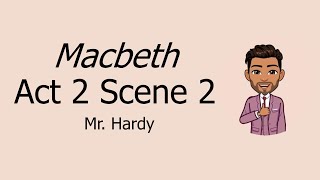 Macbeth  Act 2 Scene 2  ISC  line by line explanation  English For All  analysis  class 11 [upl. by Hekking]