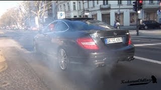 C63 AMG vs BMW M3 near Crash [upl. by Llebyram750]