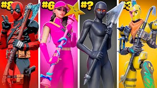 50 Most TRYHARD Fortnite Skin Combos [upl. by Yesnik]