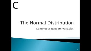 The Normal Distribution Concept [upl. by Aneis623]