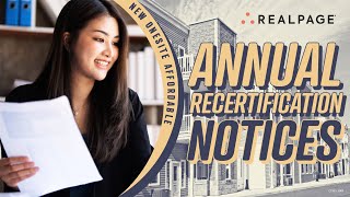 Annual Recertification Notices [upl. by Dirrej]