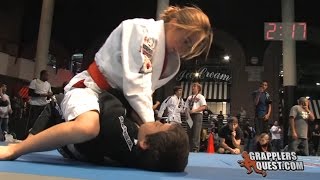 Girl vs Boy SUBMISSION  Bianca LeBosnoyani vs Anthony Garcia Grapplers Quest Las Vegas 2011 [upl. by Adaha]