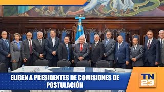 Eligen a presidentes de comisiones de postulación [upl. by Ahserak]