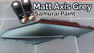 Warna Hitam Metalik Doff  Matt Axis Grey Samurai Paint [upl. by Arua]