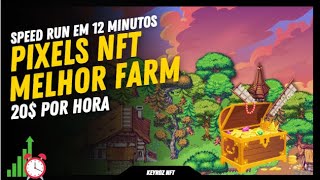 20 POR HORA JOGANDO  MELHOR FARM ATUALIZADO FREE PIXELS NFT [upl. by Chrissie]