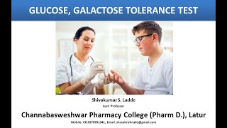 21Glucose and Galactose Tolerance Test and their Significance [upl. by Mulloy]