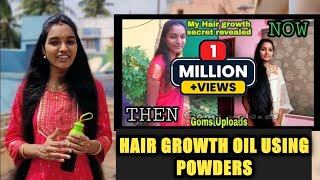 DAY 4 HOMEMADE HAIR GROWTH OILFOOD RECIPE FOR HAIR GROWTH [upl. by Hartnett]