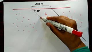 Tutorial Menghitung Ketebalan Kedalaman dan StrikeampDip dari Suatu Singkapan  GEOSTRUK [upl. by Nais]