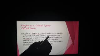 Sociology of Religion  Clifford Geertz  Religion is a Cultural System [upl. by Tiedeman622]