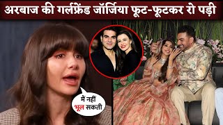 Arbaaz Khans ExGirlfriend Georgia Andriani BREAKS DOWN In Interview  Arbaaz Khan Wedding [upl. by Thamos]