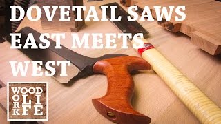 Z Saw Dozuki vs Veritas Western Backsaw  East Meets West  Hand Tool Shootout [upl. by Telimay]