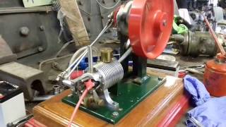 Atkinson Cycle model petrol engine first run in years [upl. by Siravaj]