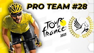 TOUR DE FRANCE 2023  PRO TEAM 28  Johanessen la légende [upl. by Modnar]