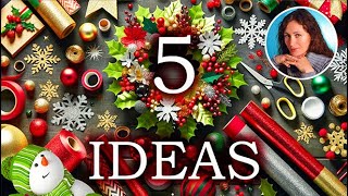 ❄️ 5 Ideas Christmas Decorations 🎅 Christmas decoration ideas for home🎄DIY Christmas Crafts Idea [upl. by Bobbye]